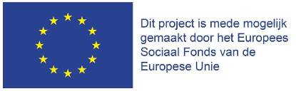 logo Europees Sociaal Fonds van de Europese Unie