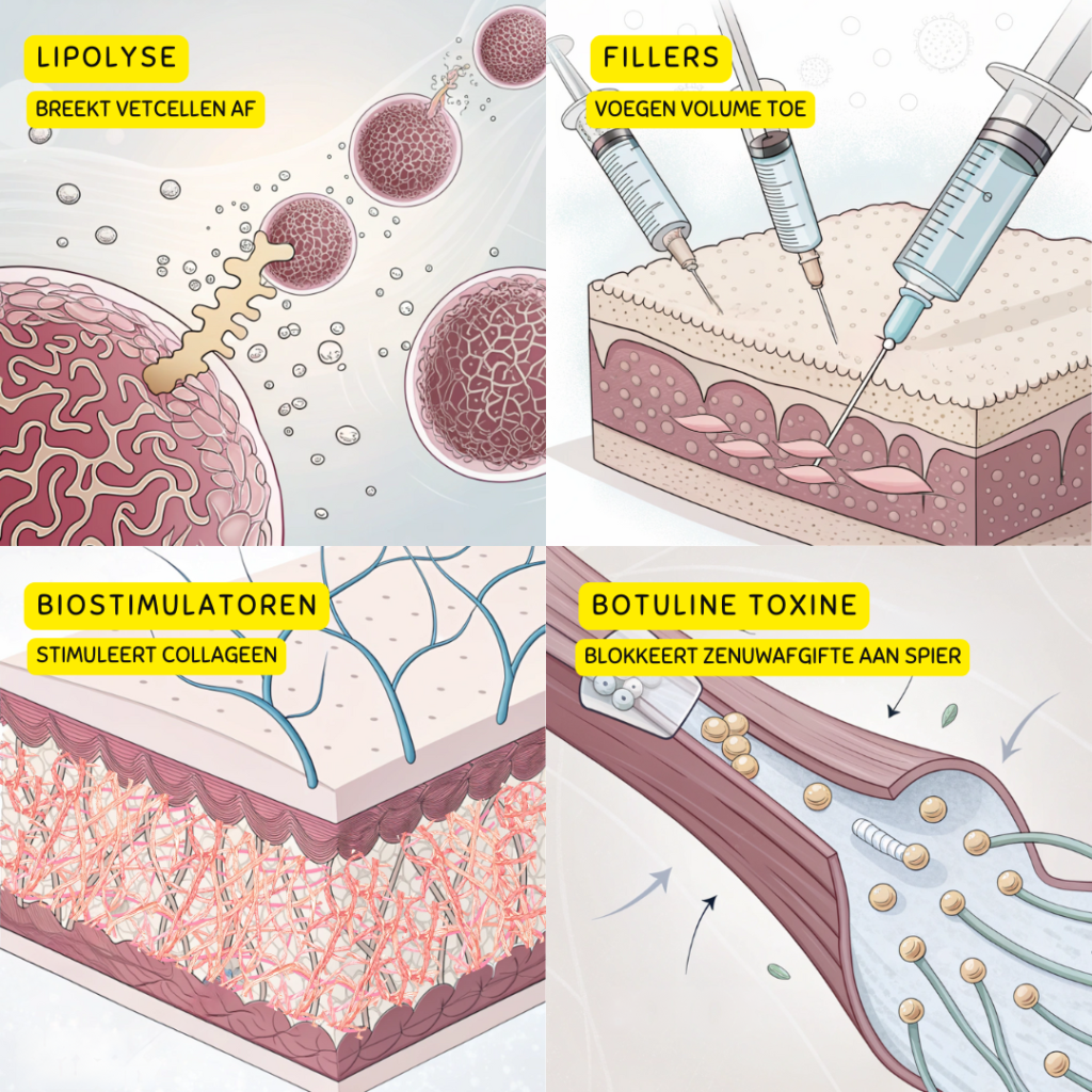 Werkingsmechanisme cosmetische behandelingen